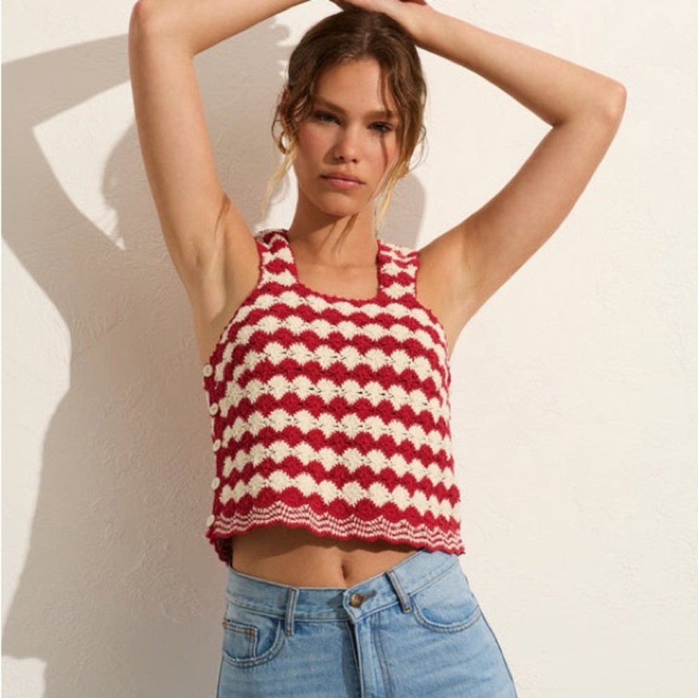 Auguste Crochet Top